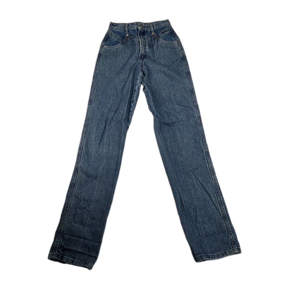 Vintage Rockies Jeans Womens Size 29/9 High Waisted Western Blue Denim Pants